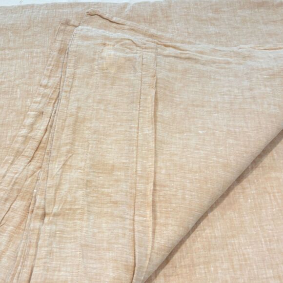 Saatva Heritage Flax Linen Queen Duvet Cover and Sham Pillow Case Set Beige - Picture 7 of 12